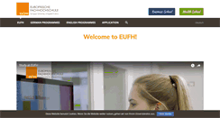 Desktop Screenshot of eufh.de